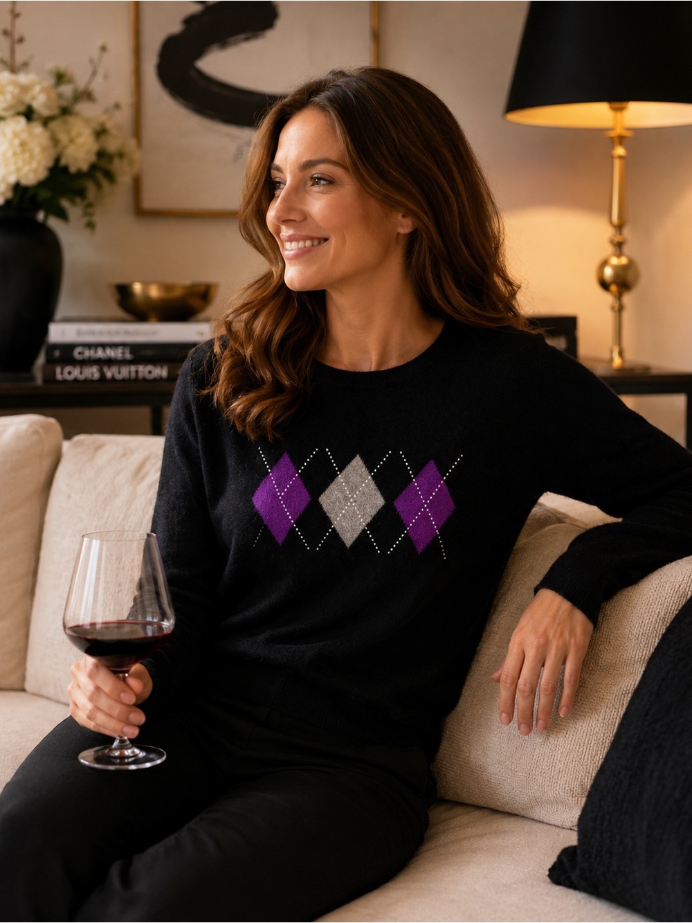 Peck & Peck Black Cashmere Sweater